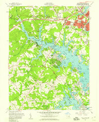 1957 Map of South River, Anne Arundel County, MD — High-Res | Pastmaps